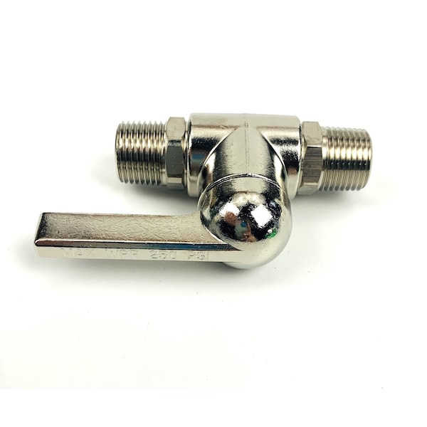 Bedford Precision Ball Valve, 3/8in NPT x 3/8in NPT, 250 PSI for Binks